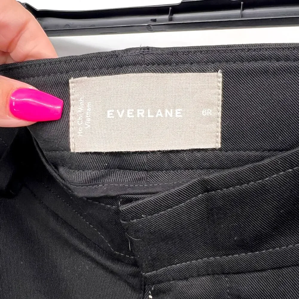 Everlane Womens The Way-High Drape Pants Size 6 Black 31